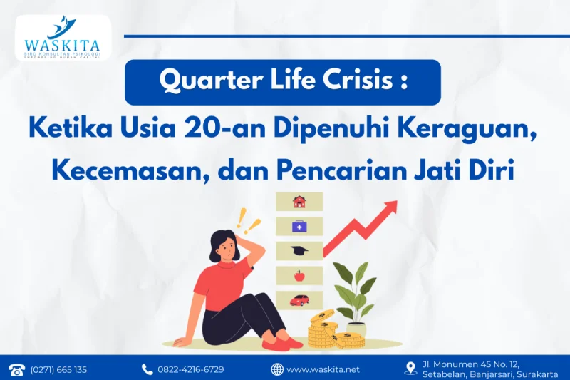Quarter Life Crisis : Ketika Usia 20-an Dipenuhi Keraguan, Kecemasan, dan Pencarian Jati Diri